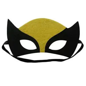 Fabricantes atacado personalizado cartoon Halloween crianças sentiu máscaras feltro olho máscaras uma variedade de animais brinquedos de modelagem