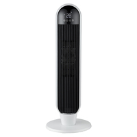 Chauffage d'appoint numérique portable PTC avec oscillation, 2000W, télécommande et contrôle par application, ventilation, économe en énergie, en plastique, pour bureau