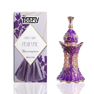 阿拉伯风格原创香水女性紫色女士古龙水持久迷你阿拉伯乌德香水油
