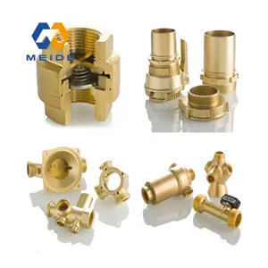 Precision Hot Forging Spare Parts Machined Brass Forged Spare Parts Brass Pipe Fitting Brass Pump Valve