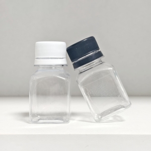 Botellas de Plástico Cuadradas de 60 ml (2 oz) a Prueba de Fugas, Aptas para Alimentos, con Tapa de Rosca y Serigrafía, para Líquidos como Shots de Jengibre, Tamaño Viaje - Product Image 4