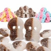 Groothandel Zure Snoepmix Zweedse Gummy Schedelvormige Kauwgom Vegan Halal Gecertificeerd US EU Conform Zoete Bulk Leverantie