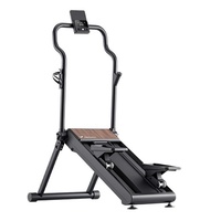 Escaladora Plegable Magnética de Acero para Uso Doméstico, Máquina de Ejercicio Tipo Escalera, Fácil de Guardar