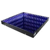 Plancher de danse lumineux 3D à LED, scène pour les fournitures de mariage, décoration de club, éclairage de fête, lumières de fête à LED avec contrôle