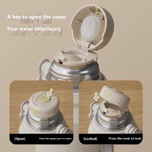 Hot Selling 316 Large Capacity Portable <b>Thermos</b> <b>Pot</b> with Lid Outdoor Travel and Children's Water Cup Thermal Insulation Kettle - Product Image 3