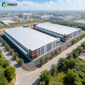 อาคารซูเปอร์มาร์เก็ตสำเร็จรูปเหล็กโครงสร้างสำเร็จรูป ซูเปอร์สโตร์หลายชั้น ร้านขายของชำ ติดตั้งง่าย ศูนย์กระจายสินค้า - Product Image 1