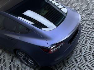 <span class=keywords><strong>Precio</strong></span> <span class=keywords><strong>de</strong></span> fábrica <span class=keywords><strong>de</strong></span> alta calidad autoadhesivo nuevo satén cuerpo completo negro fantasía Color azul coche envoltura vinilo rollo película para coche - Product Image 6