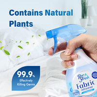 Semprotan parfum antistatis, semprotan kain pembaruan cucian kain lembut untuk pakaian 400ml