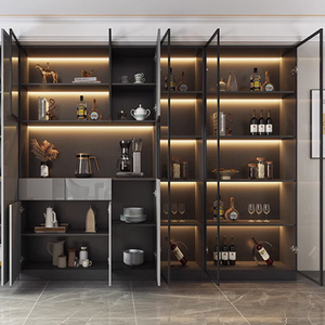 <span class=keywords><strong>Credenza</strong></span> di Lusso Moderna all'Ingrosso per Sala da Pranzo e Cucina, Mobile Buffet in Legno Laccato Lucido, Credenze in Vendita - Product Image 4