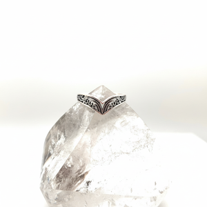 Anillo de bodas de compromiso chapado en rodio de circón de plata de ley 925 para niñas, regalo de uso diario minimalista Simple - Product Image 1