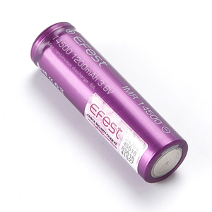2025 batterie lithium-ion cylindrique chaude <span class=keywords><strong>Efest</strong></span> 14500 1200Mah 6A 3.6V batterie Li-Ion batterie longue durée 14500 - Product Image 3