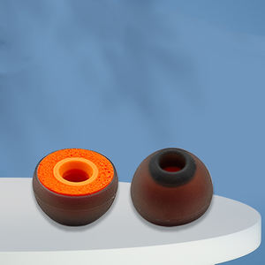 Puntas de oreja de silicona naranja de 4,5mm aptas para auriculares KZ TRN, auriculares de silicona, auriculares, puntas de oreja de espuma viscoelástica - Product Image 3