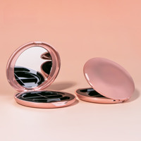 Nouvelle palette de fards à paupières rose à grille, naturelle et simple, en plastique, directement de l'usine