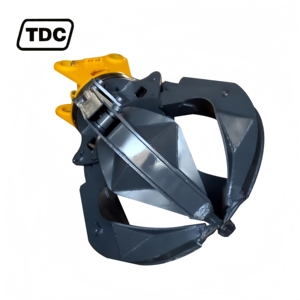 Grappin hydraulique pour déchiqueter les coques d'orange et pince multi-éplucheur pour excavatrice de 18 à 25 tonnes - Product Image 1