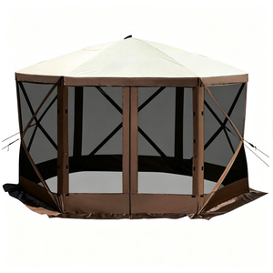 Outdoor Tail Cloth <b>Tent</b> Camping <b>Canopy</b> Multi-person Mesh Sunshade Quick Opening Portable - Product Image 1