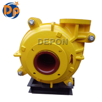 Pompa DEPUMP Heavy Duty Sump Dredge, Pompa Lumpur Kotoran Padat, Pompa Lumpur Pasir Horizontal Kepadatan Tinggi, Pompa Lumpur Emas