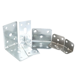 Soportes de Esquina en Forma de L de Hierro, 30 mm, Acero al Carbono Niquelado, Duraderos, para Muebles y Divisiones de Oficina - Product Image 1