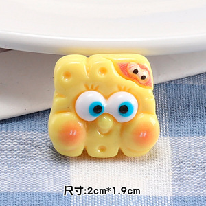 Adornos de resina de dibujos animados para bebés, accesorios de plástico hechos a mano para pinzas de pelo - Product Image 2