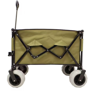 Factory Directly Wholesale <b>camping</b> storage <b>cart</b> folding shopping portable trolley <b>cart</b> - Product Image 1
