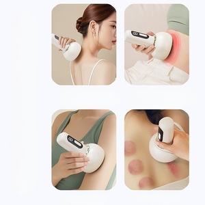 Outil de massage corporel à compression négative sous vide électrique avec fonction de chaleur, technique de ventouses - Product Image 5
