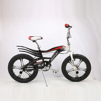 Vélo BMX pour enfants de 20 pouces avec frein à disque, cadre en acier, vitesse unique, jante en alliage d'aluminium