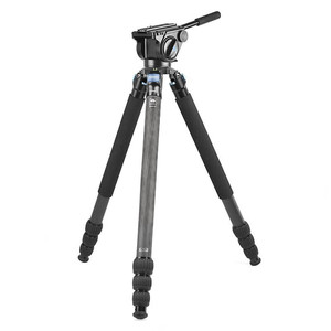 Trépied en fibre de carbone SIRUI R5214X+VH15 avec cardan pour appareil photo numérique professionnel, 4 sections, verrouillage par torsion - Product Image 2