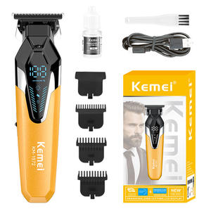 Kemei <b>Hair</b> <b>Clipper</b> Km-1572 Professional Trimmer With Lcd Display Charging Model For Men Beard And <b>Hair</b> Cutting - Product Image 5