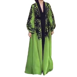 Abito <span class=keywords><strong>Casual</strong></span> da donna <span class=keywords><strong>Boutique</strong></span> a vita media autunno nuova moda stampa a contrasto ampio stile vita naturale eco-friendly - Product Image 1