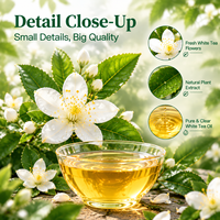 Huile essentielle de thé blanc 100% pure naturelle écologique Linalool Carvacrol Antibactérien Distillée à la vapeur Savons Bougies Soins de la peau
