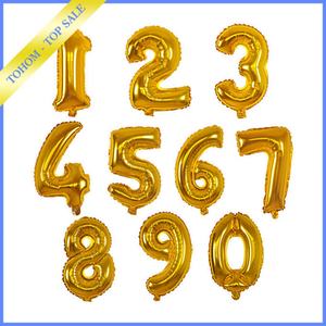 Ballon numérique en mylar arc-en-ciel, grand numéro de 0 à 9, décorations de fête d'anniversaire, anniversaire, hélium, ballons en feuille de 32 à 40 pouces - Product Image 3
