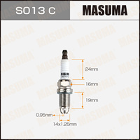 S013C MASUMA Système de moteur automobile Bougie d'allumage pour TOYOTA COROLLA 1.5L 5EFE EFI 90919-01193 90919-01192