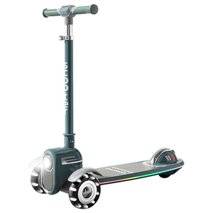 Wholesale Foldable Children Foot Scooter <strong>Three</strong> Flashing Pu Wheels Adjustable Height Kids Kick Scooter for Toddler - Product Image 5