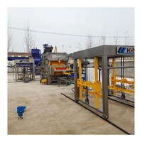 Machine de fabrication de blocs de béton automatique à pression hydraulique PLC Hongfa haute performance 220V/380V, facile à utiliser, haute performance