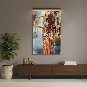 Elegant Hygieia Gustav Klimt Art Nouveau Canvas Print - Modern Wall Decor,<b>WRAPPED</b> CANVAS - Product Image 3