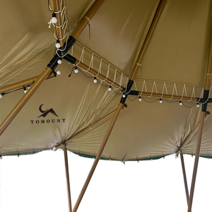 Tienda <span class=keywords><strong>de</strong></span> Campaña Tipi India Prefabricada, Tienda <span class=keywords><strong>de</strong></span> Campaña Piramidal <span class=keywords><strong>de</strong></span> Lujo Personalizada para Glamping al Aire Libre, Impermeable, para Eventos, Fiestas, Bodas, Navegación, 4 Estaciones - Product Image 3