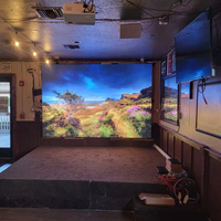 Panel de pared de vídeo LED de fondo de escenario interior P2.5 paso 3 pies X 2 pies pequeña pantalla de pared LED interior con 1 año de garantía