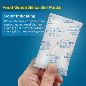 Oem 1G 2G 5g 12g 30g 50g cấp thực phẩm trắng silica gel túi hút ẩm để bảo quản lưu trữ - Product Image 4