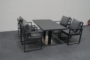 कास्ट एल्यूमीनियम आउटडोर गार्डन पैटियो एल्यूमीनियम आउटडोर पेटियो फर्नीचर ऊंचाई-समायोज्य स्वचालित तालिका - Product Image 5