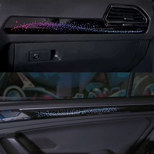 Éclairage d'ambiance intérieur de voiture RGBIC haut de gamme avec contrôle par application, bande LED Symphony pour Volkswagen Tiguan L - Product Image 3