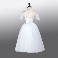 Robe de danse pour filles robe de ballet blanche fée personnalisée pour femme robe longue blanche enfant princesse des neiges robe de danse romantique de ballet