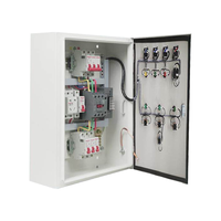 Armoire de commande murale multi-boucles pour moteur, boîtier de commande complet avec ampèremètres et boutons pour système de ventilateurs et pompes industriels