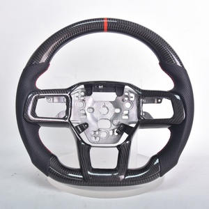 Volant de voiture sport en fibre de carbone véritable personnalisé et amélioré pour <span class=keywords><strong>Ford</strong></span> <span class=keywords><strong>Mustang</strong></span> <span class=keywords><strong>GT</strong></span> 2021-2025 – Vente en gros - Product Image 4