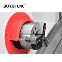 BR160L avec tour CNC à lit incliné pour l'usinage de composants métalliques complexes