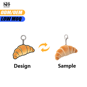 MOQ bajo que te permite diseñar muñecos de peluche personalizados de 10 cm, animales de peluche, llaveros de peluche con forma de gato de dibujos animados. - Product Image 6