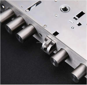 Chenzhuo – Ensemble de serrures à mortaise intelligentes en acier inoxydable 304, cylindre en alliage <span class=keywords><strong>d</strong></span>'aluminium, pour <span class=keywords><strong>porte</strong></span> <span class=keywords><strong>d</strong></span>'<span class=keywords><strong>entrée</strong></span> en bois, 6068 ANSI Grade 1 - Product Image 2