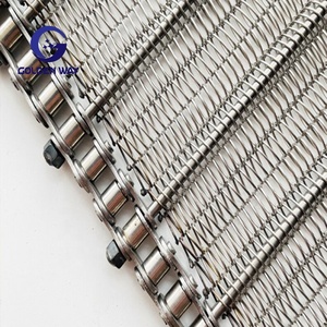 Hot Sale Running Smooth Stainless Steel Chain Link Wire <strong>Mesh</strong> Conveyor <strong>Belt</strong> for Biscuit Oven - Product Image 4