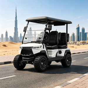 Voiturette de golf électrique pour la réception en milieu touristique, avec suspension à double bras, pour usage hors route, homologuée DOT CE EEC - Product Image 1
