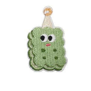 New Cute Iron on Embroidery Cookie Bread Biscuit Dumpling Donut Patch for Decoration - Product Image 4