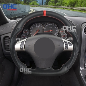 <span class=keywords><strong>Volante</strong></span> de Cuero Completo en Stock en EE. UU. para <span class=keywords><strong>Chevy</strong></span> Corvette C6 2006-2011 Z06 Zr1 con Agarre de Cuero Perforado - Product Image 5