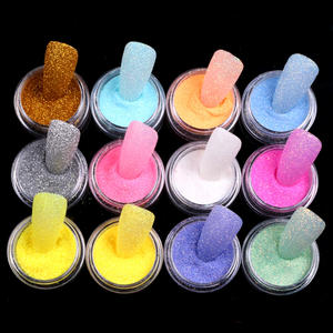 TSZS irisé Nail Art paillettes 12 couleurs avec <span class=keywords><strong>effet</strong></span> miroir miroitant couleur bonbon revêtement de <span class=keywords><strong>sucre</strong></span> pour ongles éblouissants forme de poudre - Product Image 1